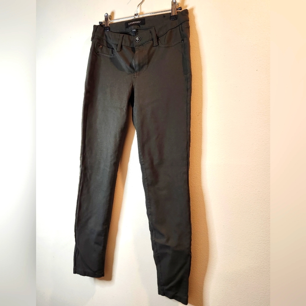 Liverpool Army Green or Black Pant size 2